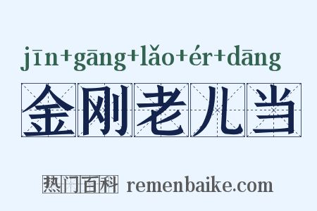 金刚老儿当是什么意思的图片